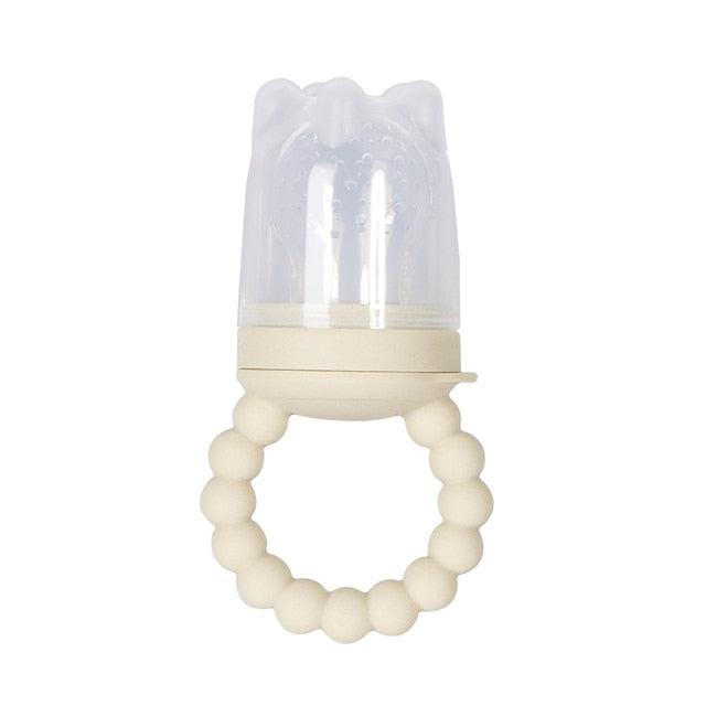 Mommilife Pacifier Fresh Fruit Feeder – Safe Baby Teether & Feeder for Fresh Foods