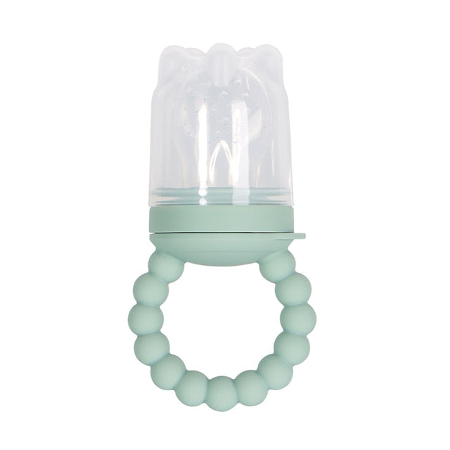Mommilife Pacifier Fresh Fruit Feeder – Safe Baby Teether & Feeder for Fresh Foods