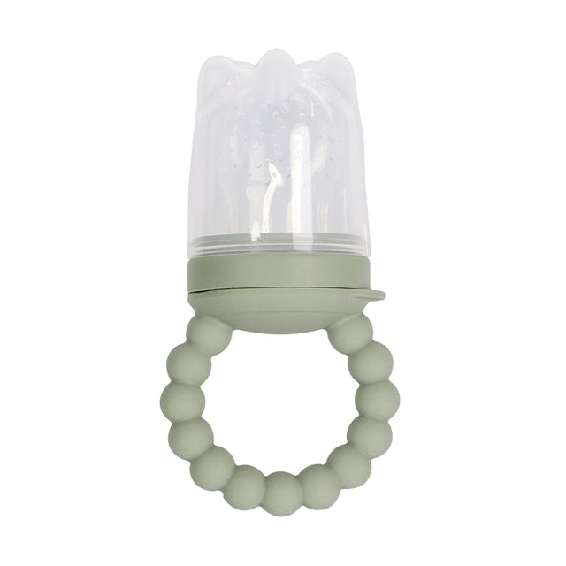 Mommilife Pacifier Fresh Fruit Feeder – Safe Baby Teether & Feeder for Fresh Foods