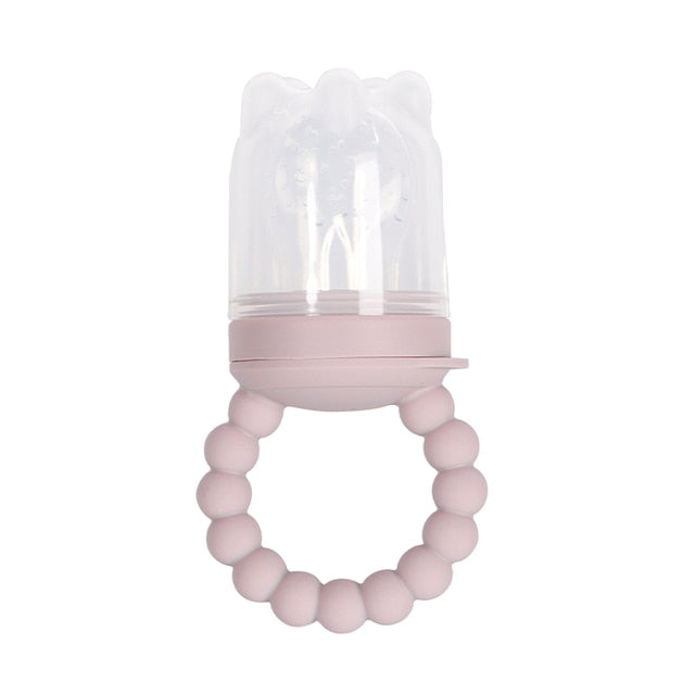 Mommilife Pacifier Fresh Fruit Feeder – Safe Baby Teether & Feeder for Fresh Foods