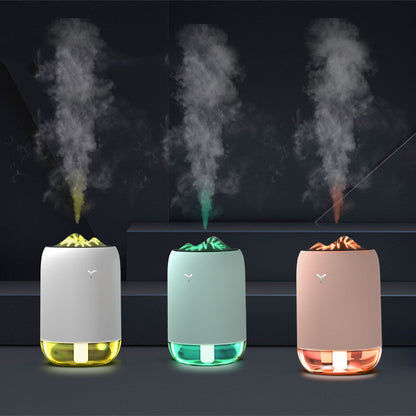 Magic Flame Humidifier Home Car Atomizer Mini Aroma Diffuser Desktop Home Office Supplies