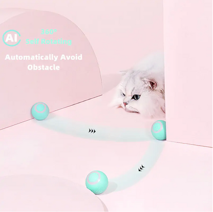 Smart Cat Ball Toy – Interactive Automatic Rolling Toy for Cats | Stimulating Playtime for Your Pet