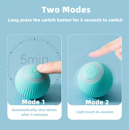 Smart Cat Ball Toy – Interactive Automatic Rolling Toy for Cats | Stimulating Playtime for Your Pet